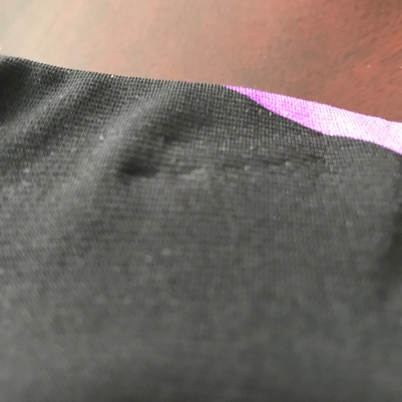 Suzy Shier Floral Skirt S Black Purple Green Leaves Mini - Picture 6 of 6